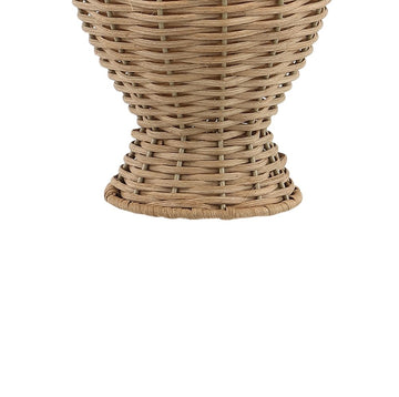 Margie Wicker 20.5" Bohemian Rustic Iron LED Table Lamp - JONATHAN Y